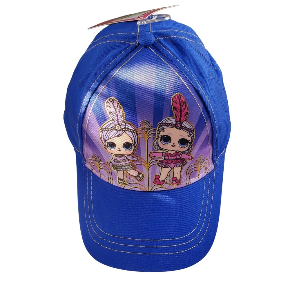 LOL Surprise Girls Hat Blue Hook and Loop Adjustable New With Tags